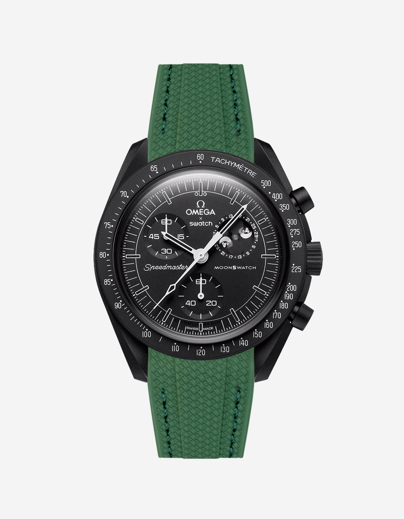 Rubber Strap for Omega X Swatch MoonSwatch Mission to The Moonphase - New Moon