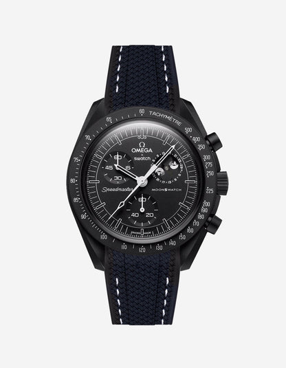 Rubber Strap for Omega X Swatch MoonSwatch Mission to The Moonphase - New Moon