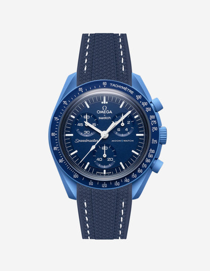 Rubber Strap for Omega X Swatch MoonSwatch Mission to Neptune