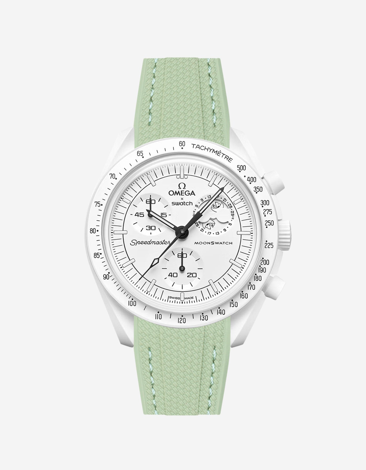 Rubber Strap for Omega X Swatch MoonSwatch Mission to The Moonphase