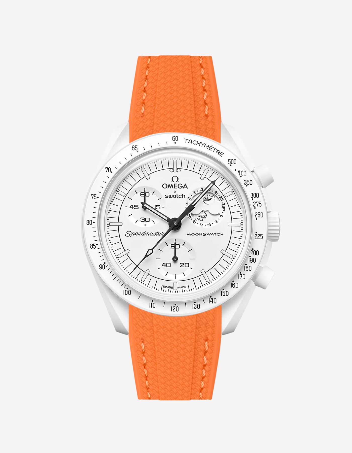 Rubber Strap for Omega X Swatch MoonSwatch Mission to The Moonphase