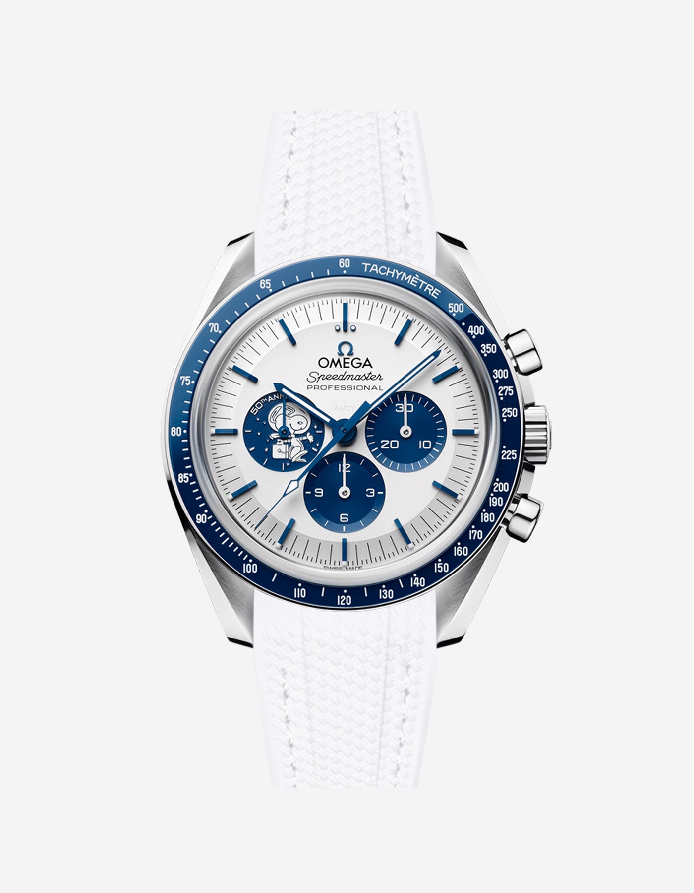 Rubber Strap for Omega Speedmaster “Silver Snoopy Award”