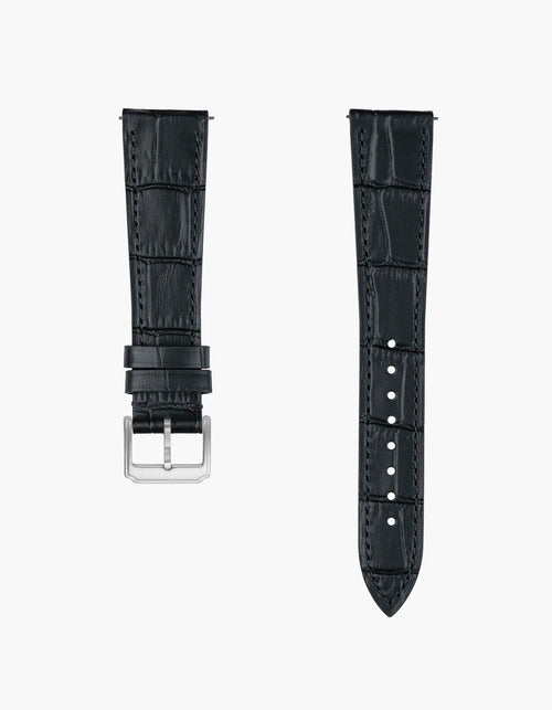 Embossed Alligator Leather Strap 18mm-21mm