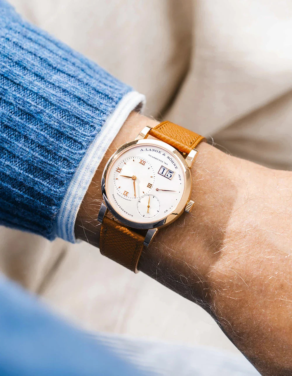 Epsom Leather Strap 17mm-21mm