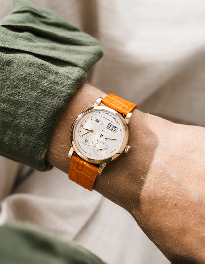 Embossed Alligator Leather Strap 18mm-21mm