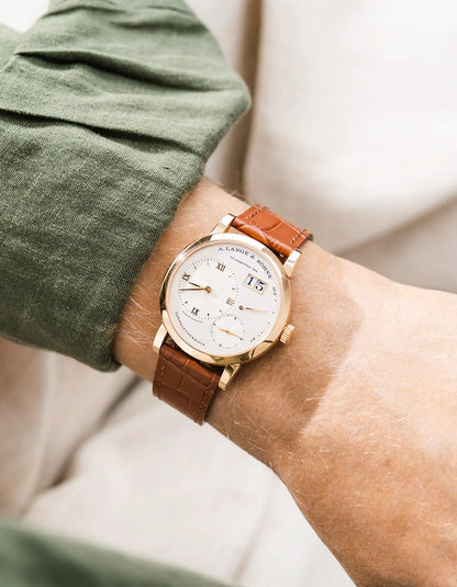 Embossed Alligator Leather Strap 18mm-21mm