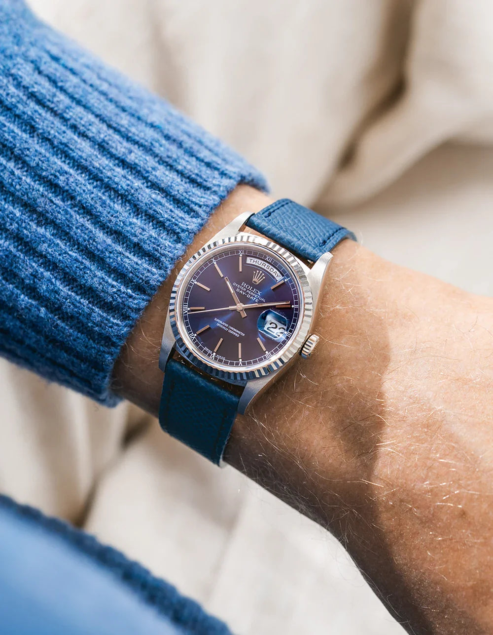 Epsom Leather Strap 17mm-21mm