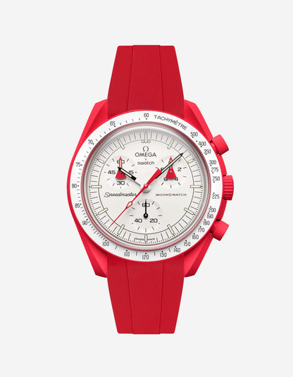 Rubber Strap for Omega X Swatch MoonSwatch Mission to Mars