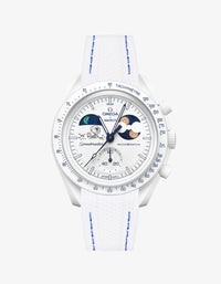 Vertech White & Blue Stitches