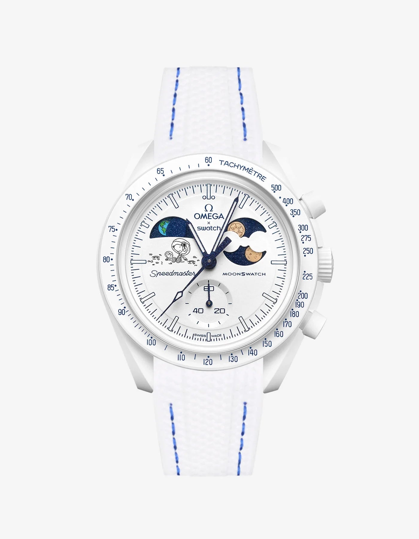 Rubber Strap For Omega x Swatch MoonSwatch Mission To Earthphase - Moonshine Gold Cold Moon TEST