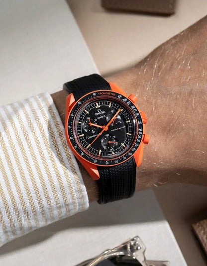 Rubber Strap for Omega X Swatch MoonSwatch Mission On Earth - Lava