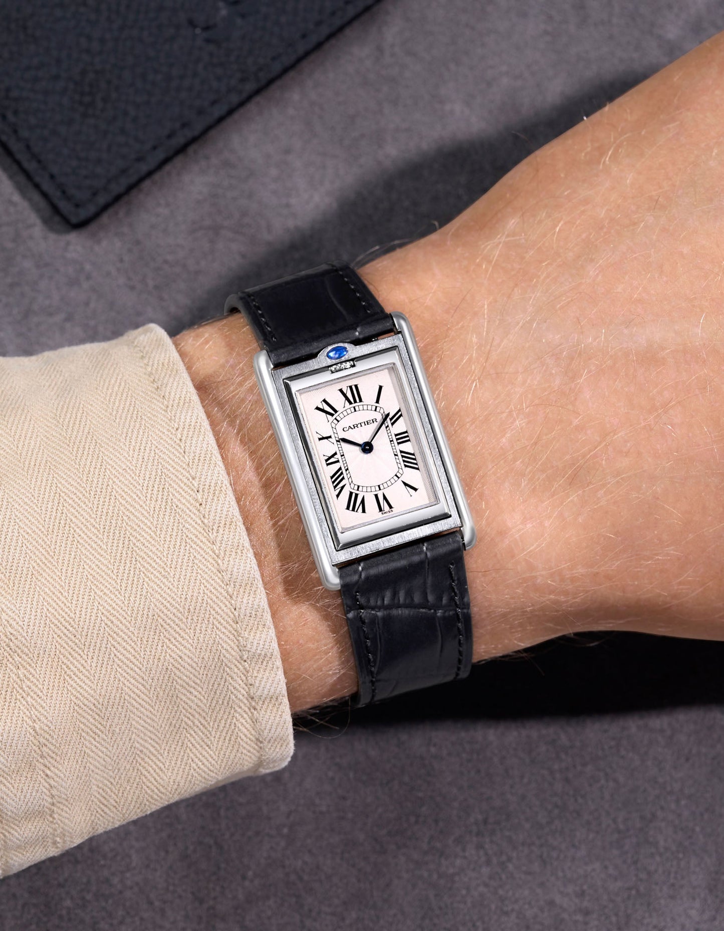Embossed Alligator Leather Strap 18mm-21mm