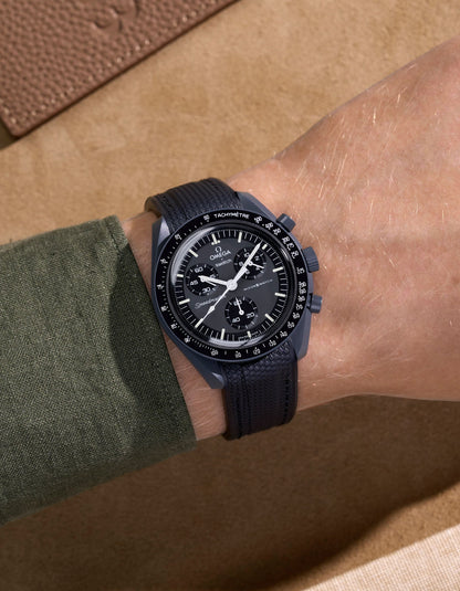 Curved Vertech Rubber Strap - Black