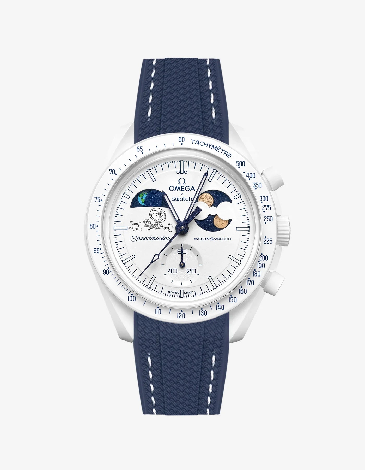 Rubber Strap For Omega x Swatch MoonSwatch Mission To Earthphase - Moonshine Gold Cold Moon