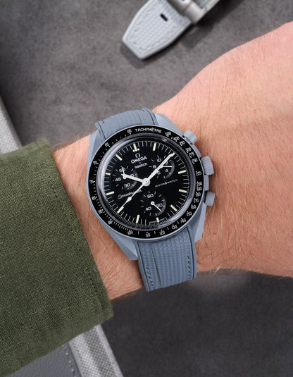 Curved Vertech Rubber Strap - Dark Grey