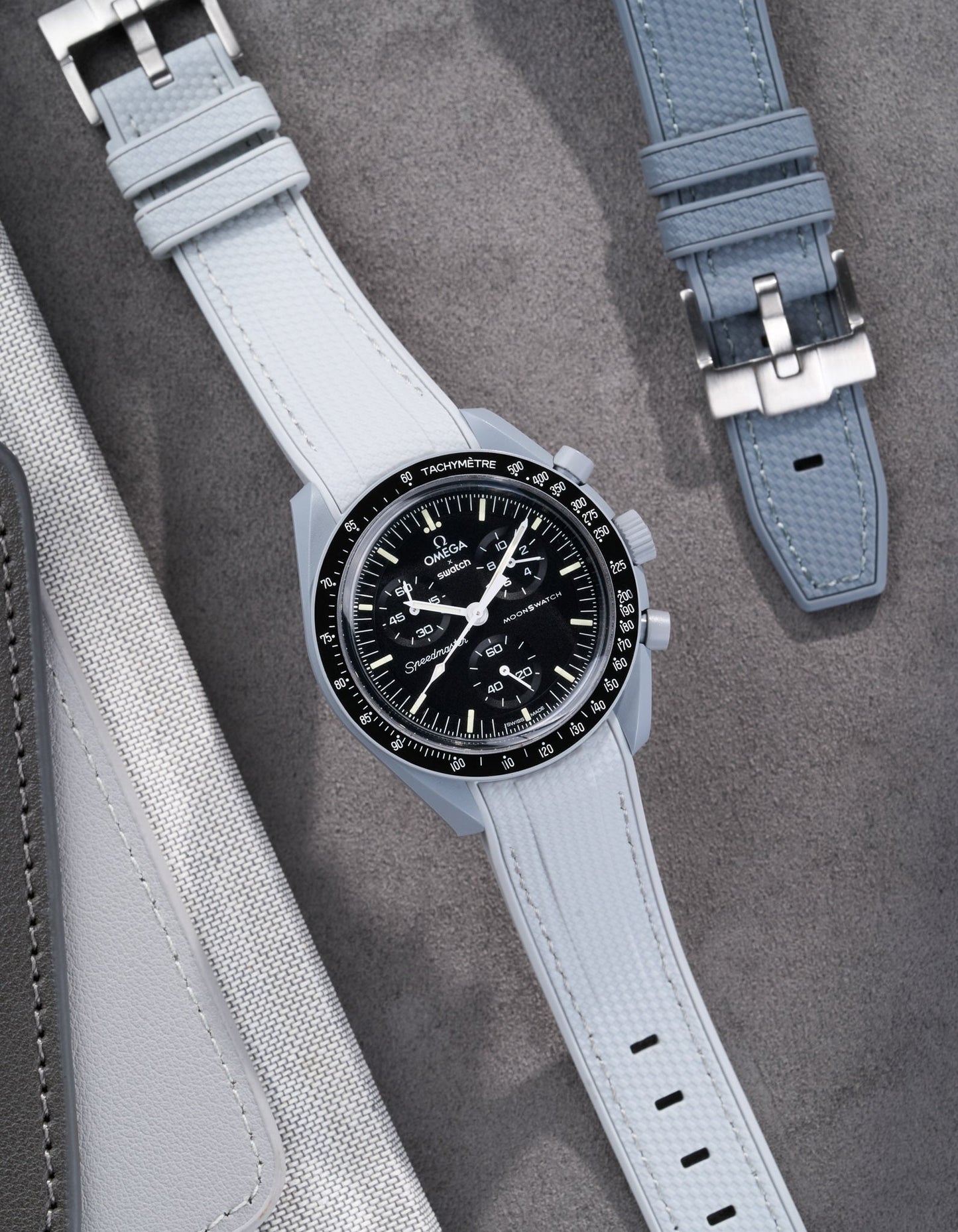 Curved Vertech Rubber Strap - Grey