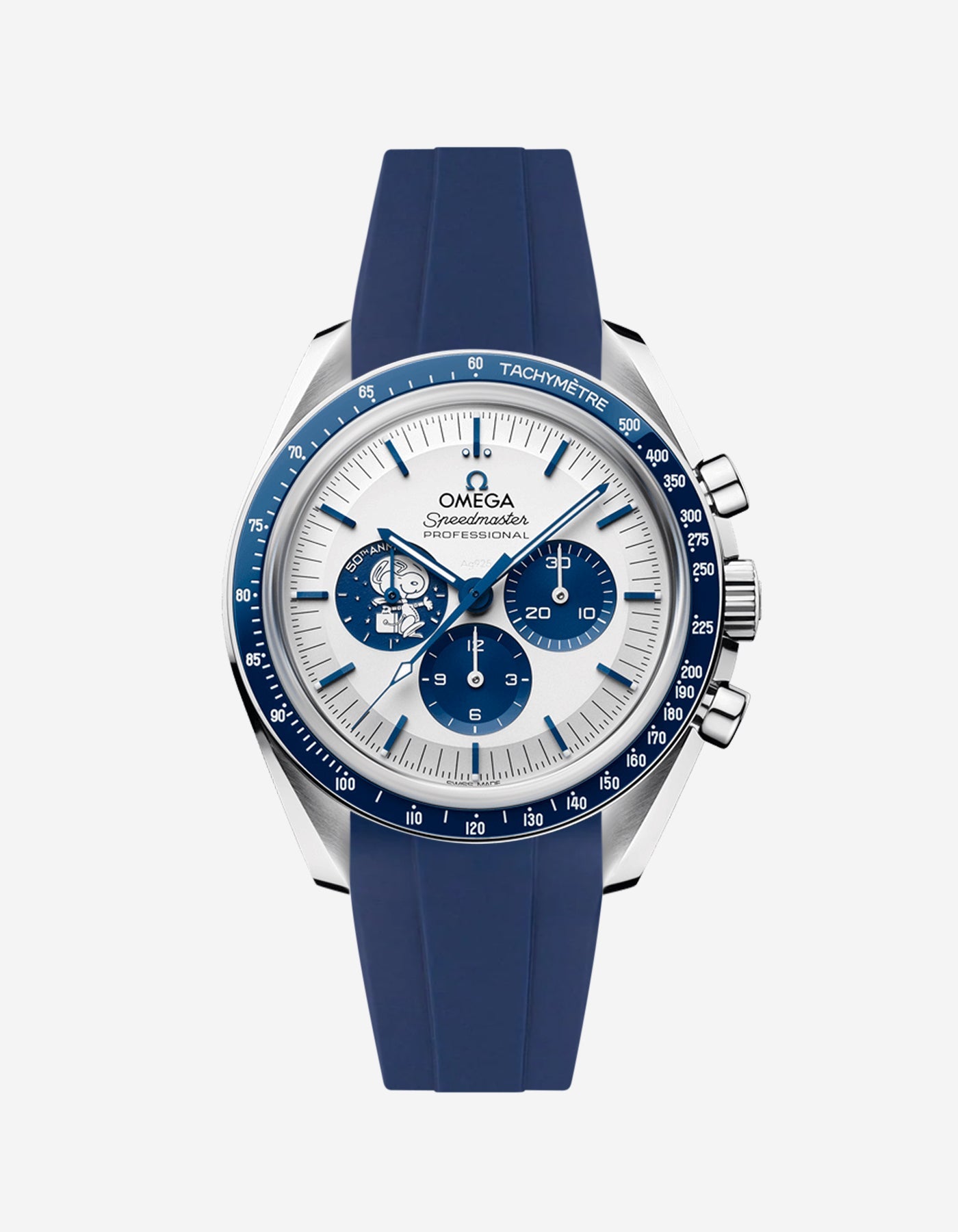 Rubber Strap for Omega Speedmaster “Silver Snoopy Award”