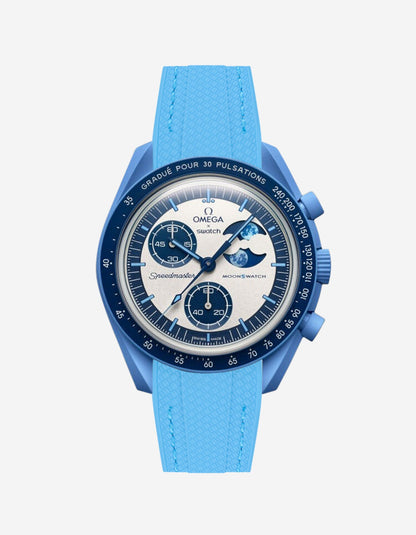 Rubber Strap for Omega X Swatch MoonSwatch Mission to the Super Blue Moonphase