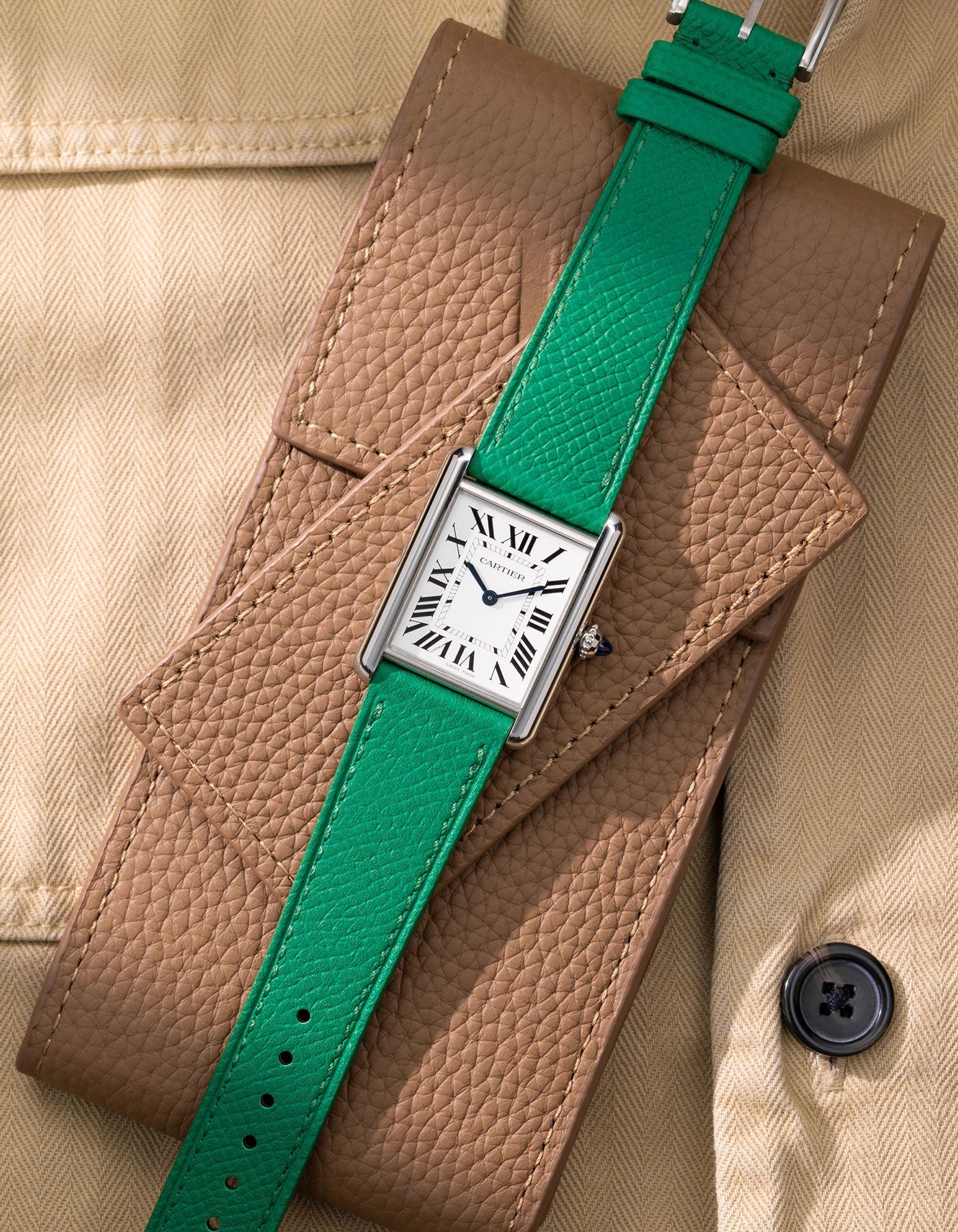 Epsom Leather Strap 17mm-21mm