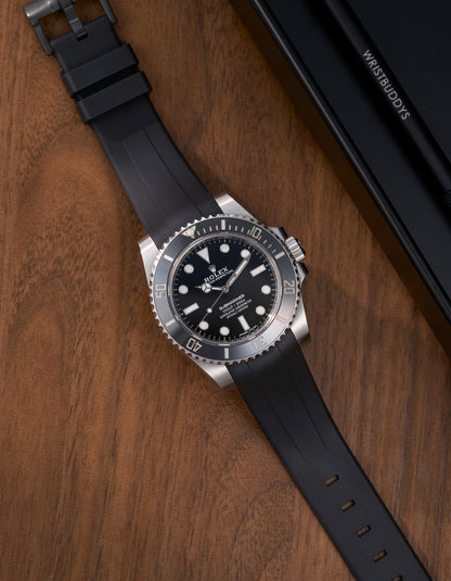 FKM Rubber Strap - 20mm Black