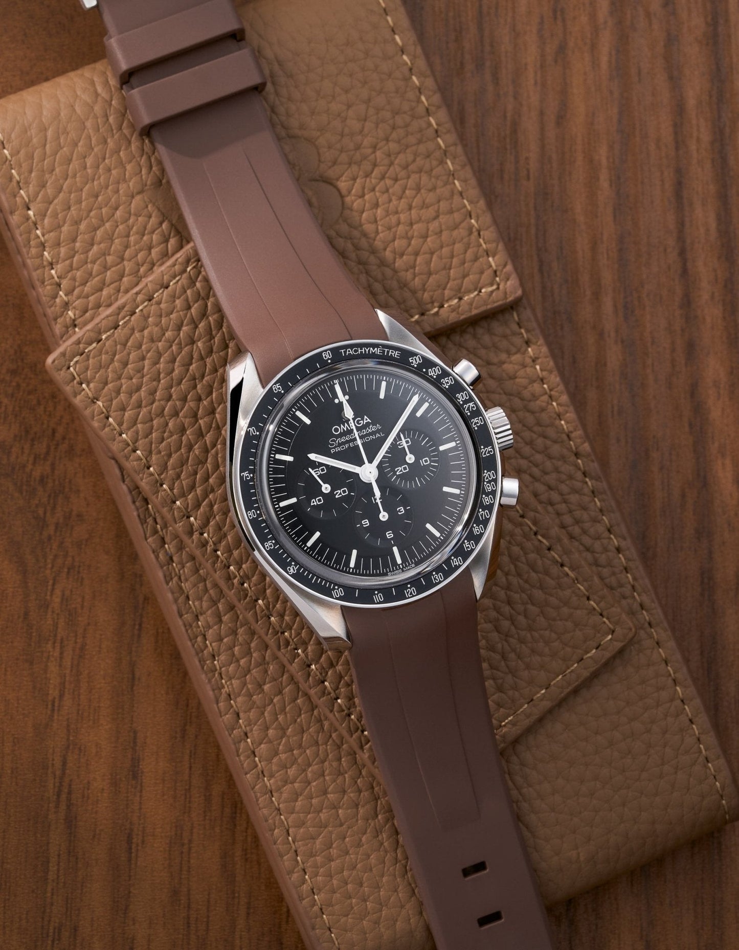 FKM Rubber Strap - 20mm Brown