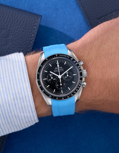 FKM Rubber Strap - 20mm Capri Blue