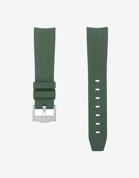 FKM Rubber Strap - 20mm Green