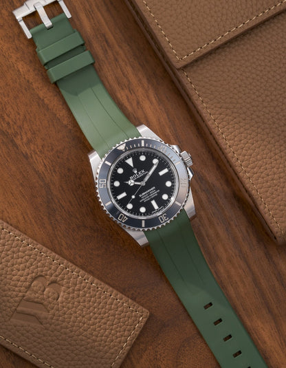 FKM Rubber Strap - 20mm Green