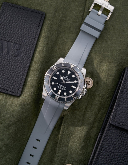 FKM Rubber Strap - 20mm Grey