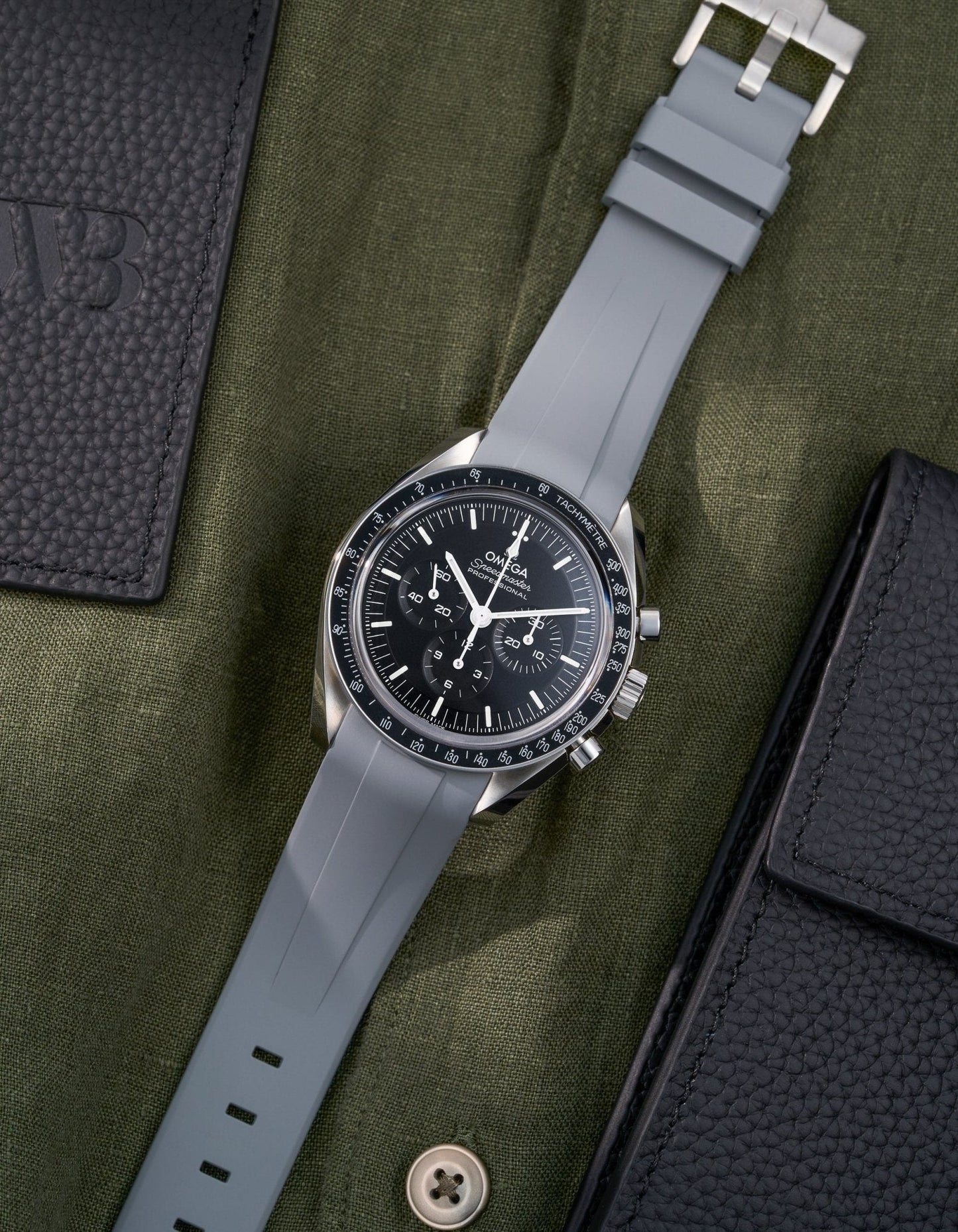 FKM Rubber Strap - 20mm Grey