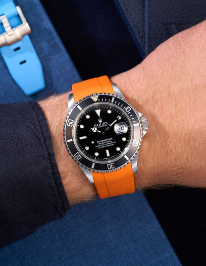 FKM Rubber Strap - 20mm Orange