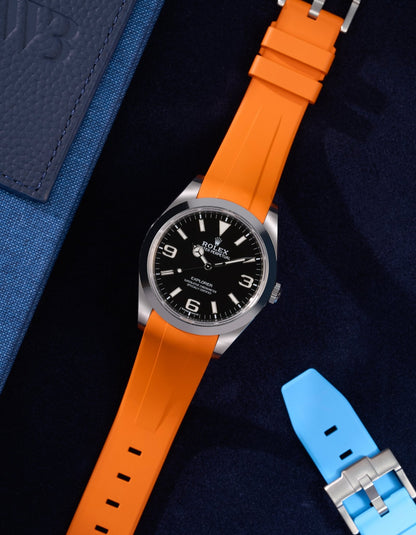FKM Rubber Strap - 20mm Orange