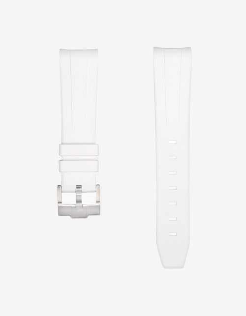 FKM Rubber Strap - 20mm White
