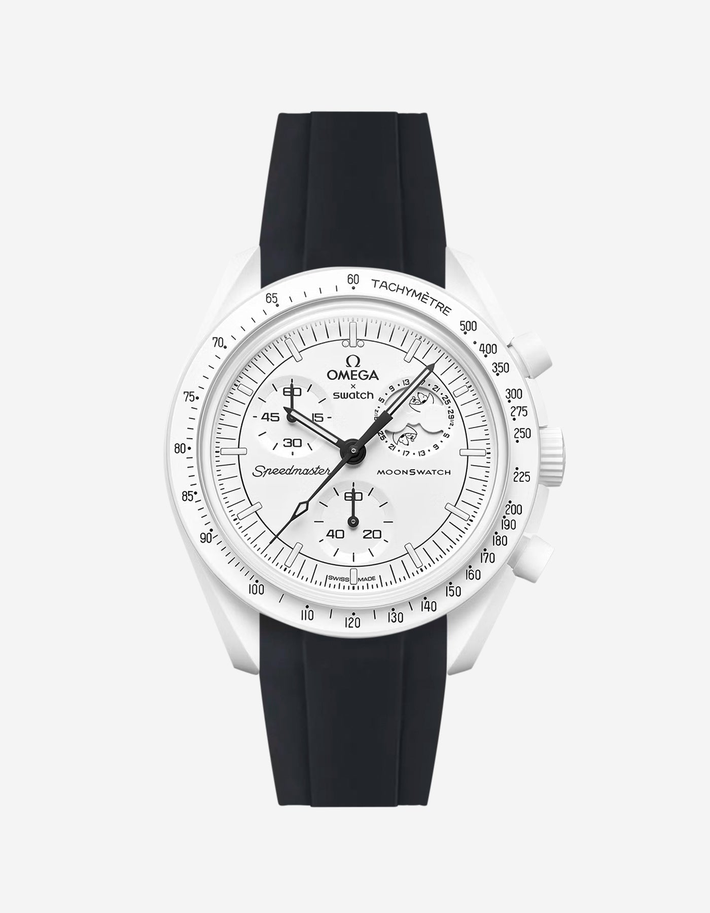 Rubber Strap for Omega X Swatch MoonSwatch Mission to The Moonphase
