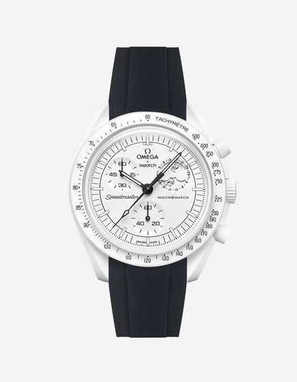 Rubber Strap for Omega X Swatch MoonSwatch Mission to The Moonphase