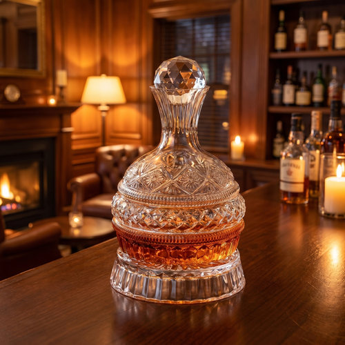 Ellis® 1.6L Rotating Crystal Decanter
