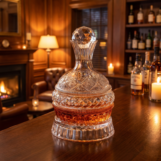 Ellis® 1.6L Rotating Crystal Decanter