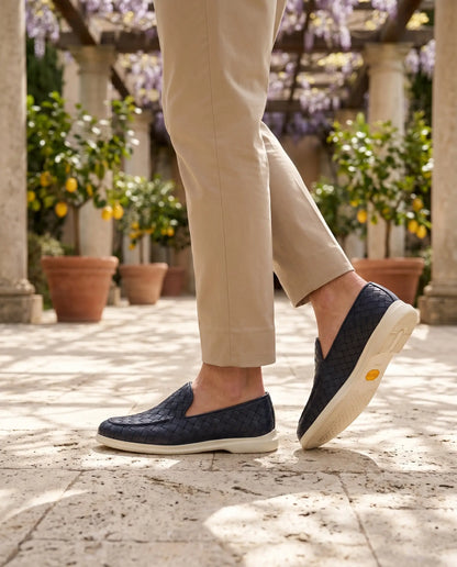 Sorrento Woven Loafer - Blue