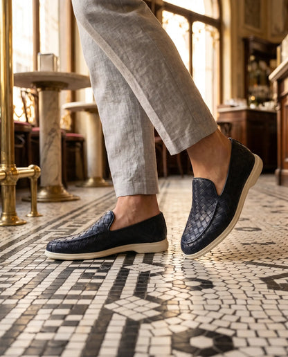 Sorrento Woven Loafer - Blue