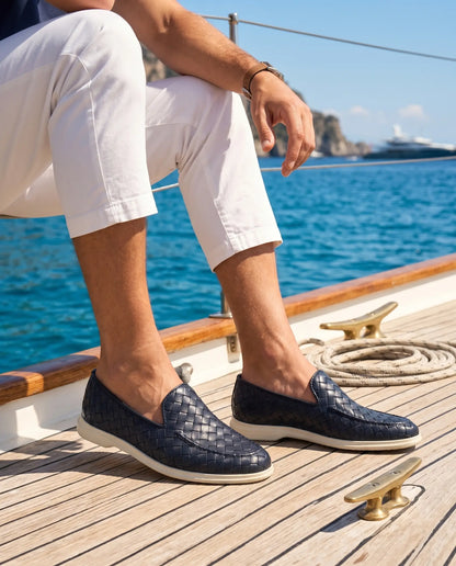 Sorrento Woven Loafer - Blue