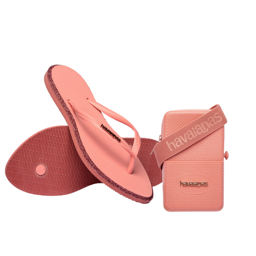 Kit Havaianas para elas: Point Glitter +Shoulder Bag Glitter