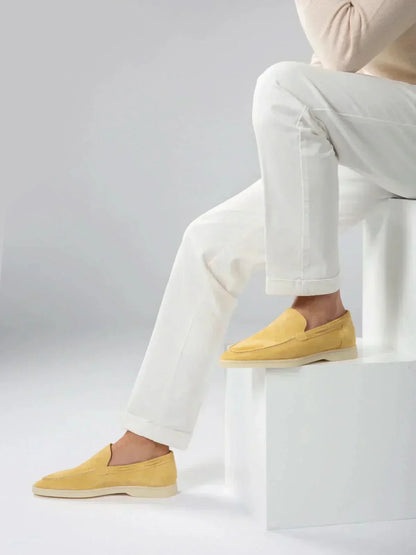 Classic Suède Loafer Citrus Yellow