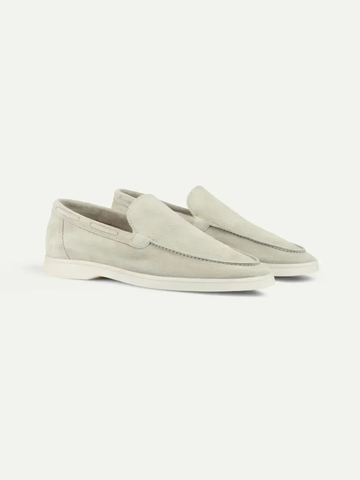 Classic Suède Loafer Creme
