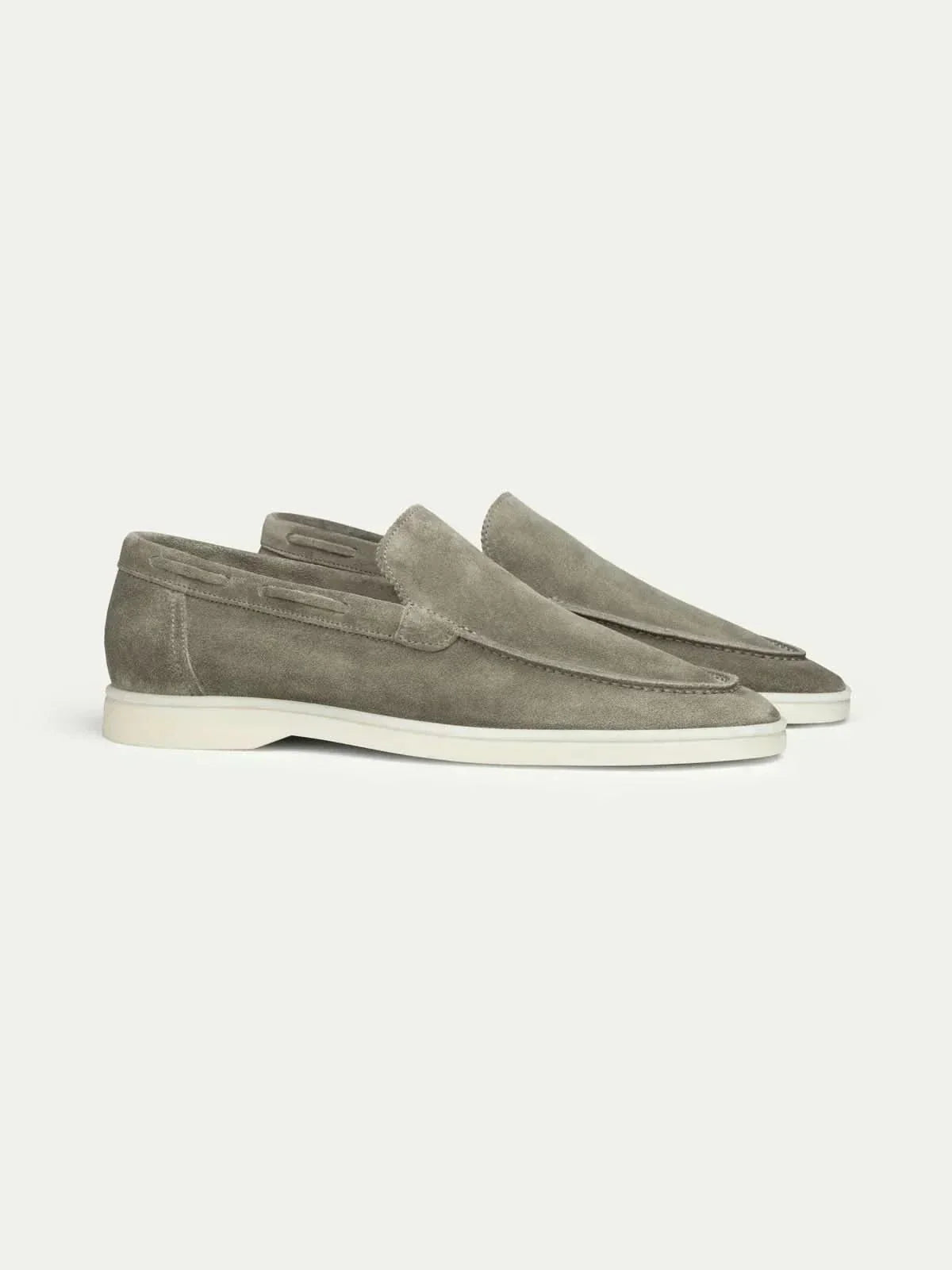 Classic Suède Loafer Olive Green