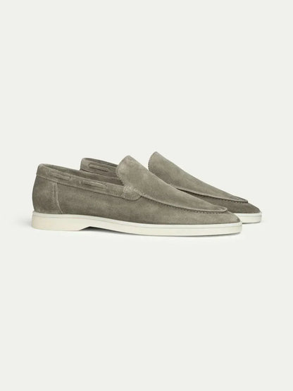 Classic Suède Loafer Olive Green