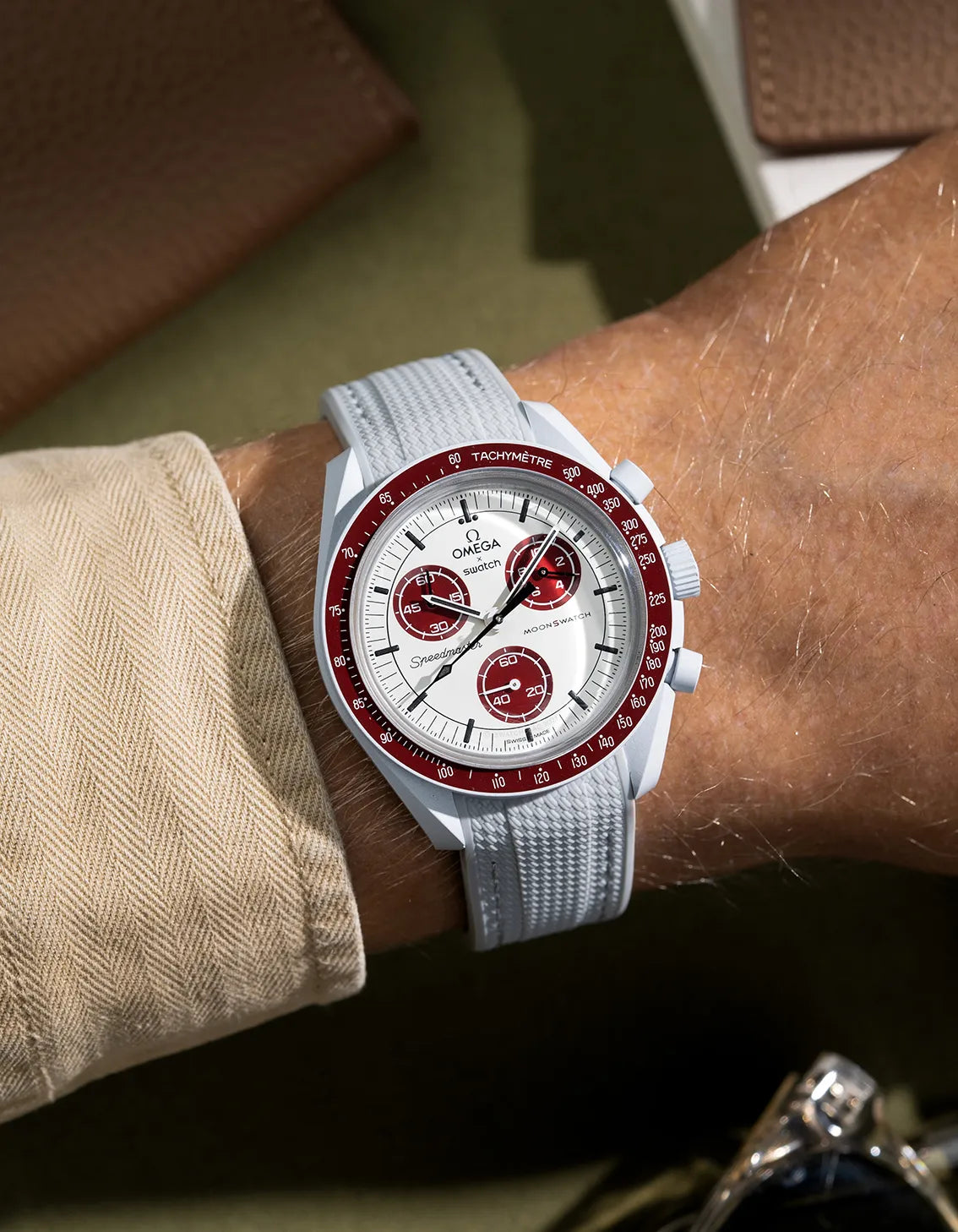 Curved Vertech Rubber Strap - Grey