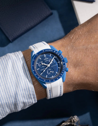 Rubber Strap for Omega X Swatch MoonSwatch Mission to Neptune