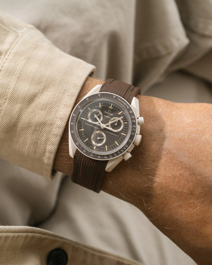 Curved Vertech Rubber Strap - Brown