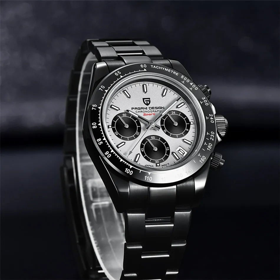 Bartichner - PD-1644 Full Black - Quartz - 40mm