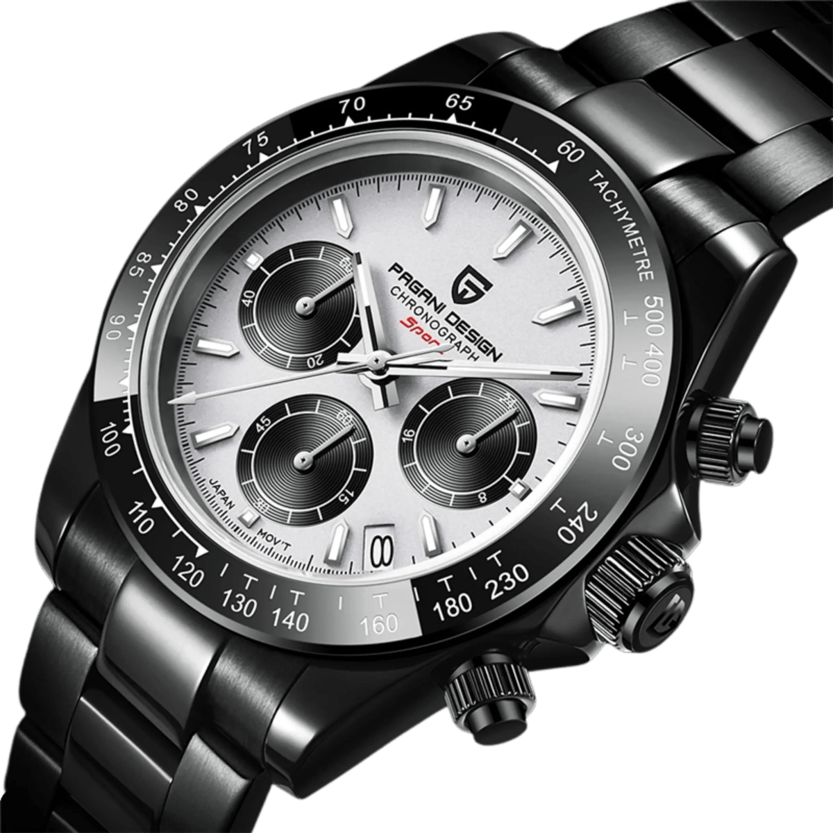 Bartichner - PD-1644 Full Black - Quartz - 40mm